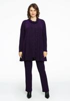 Yoek Tregging LUREX | Paars | Maat 58/60