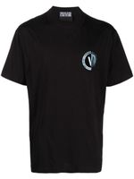 Versace Jeans Couture t-shirt en coton à logo imprimé - Noir