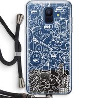Vexx City #2: Samsung Galaxy A6 (2018) Transparant Hoesje met koord