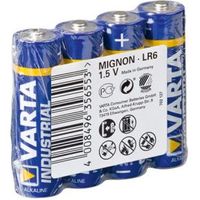 Wentronic LR6 4-SP Varta Industrial Alkaline 1.5V