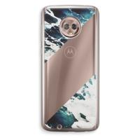 Golven: Motorola Moto G6 Transparant Hoesje - thumbnail