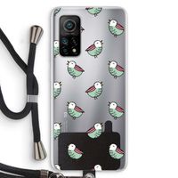 Vogeltjes: Xiaomi Mi 10T 5G Transparant Hoesje met koord