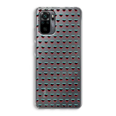 Hartjes: Xiaomi Redmi Note 10 Pro Transparant Hoesje