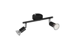 Trio SpotParis 2-lichts zwart - R80912032