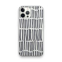 Moroccan stripes: iPhone 12 Pro Max Transparant Hoesje