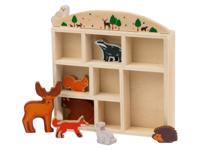 lupilu Houten speeldoos met dieren (Bosdieren)