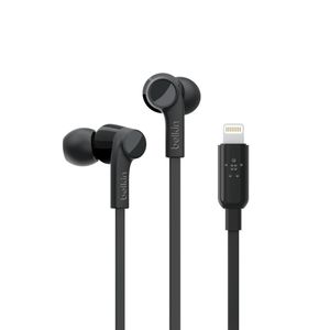 Belkin Rockstar In-Ear headphone USB-C Connector zw. G3H0002btBLK