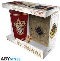 Harry Potter - XXL Glass + Pin + Pocket Notebook Gift Set