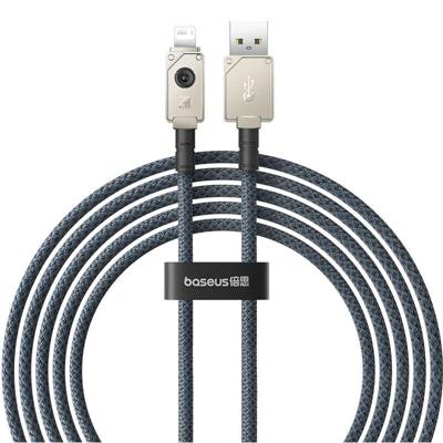 Baseus Unbreakable USB A naar iP kabel 2 m 5V-2.4A Wit