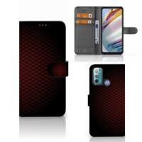 Motorola Moto G60 | Telefoon Hoesje | Geruit Rood