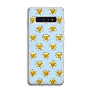 Leeuwenkoppen: Samsung Galaxy S10 4G Transparant Hoesje