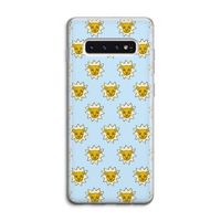 Leeuwenkoppen: Samsung Galaxy S10 4G Transparant Hoesje Leeuwenkoppen: Samsung Galaxy S10 4G Transparant Hoesje