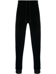 TOM FORD pantalon de jogging en velours à lien de resserrage - Bleu