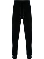 TOM FORD pantalon de jogging en velours à lien de resserrage - Bleu - thumbnail