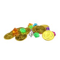 Toi-Toys piraten munten 3,5 cm goud en diamanten - thumbnail
