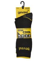 Gevavi ST04 Extra Cool Sokken 2 Paar - Zwart