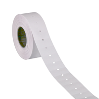 Etiket 2112 wit perm met gat 50.000 Hall