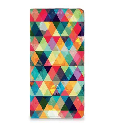 Motorola Moto G72 | Hoesje met Magneet | Geruit