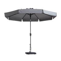 Madison - Parasol Flores Rond - 300cm - Lichtgrijs - thumbnail