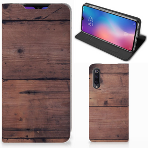 Xiaomi Mi 9 Book Wallet Case Old Wood