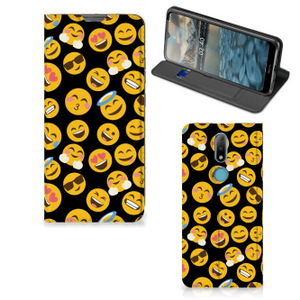 Nokia 2.4 Hoesje met Magneet Emoji