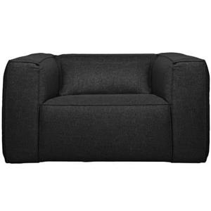 WOOOD Bean Fauteuil Incl. Kussen - Stof - Donkergrijs