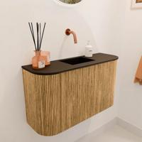 Toiletmeubel Mondiaz Joya | 73.2 cm | Meubelkleur Oak | Faye wastafel Urban Midden | Zonder kraangat(en) Toiletmeubel Mondiaz Joya | 73.2 cm | Meubelkleur Oak | Faye wastafel Urban Midden | Zonder kraangat(en)