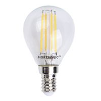 E14 LED Filament - 4 Watt 470 lumen - 2700K warm wit licht - kleine fitting - Vervangt 40 Watt - P45 vorm - thumbnail