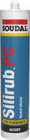 Soudal Silirub PC | Alcoxy Siliconenkit | 300 ml | Transparant - 123600 Soudal Silirub PC | Alcoxy Siliconenkit | 300 ml | Transparant - 123600