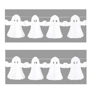 2x Spook slinger van papier 4 meter   -