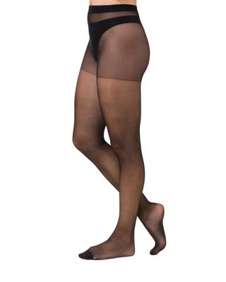 HEMA Panty&apos;s glans transparant 20 denier - 4 stuks zwart (zwart)