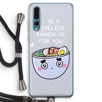 I'm A Hopeless Ramen-Tic For You: Huawei P20 Pro Transparant Hoesje met koord