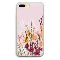 Painted wildflowers: iPhone 7 Plus Transparant Hoesje