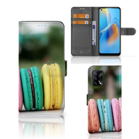 OPPO A74 4G Book Cover Macarons - thumbnail