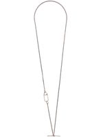 WERKSTATT:MÜNCHEN safety pin pendant necklace - Argent