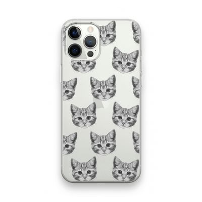 Kitten: iPhone 12 Pro Transparant Hoesje