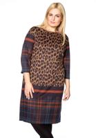 Yoek Dress Check | Multi | Maat XXL