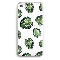 Tropische bladeren: iPhone 5 / 5S / SE Transparant Hoesje