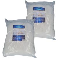 Sneeuwdeken - 2x - wit - 200 x 40 cm - sneeuwtapijt - sneeuwversiering - kerstdorp - kerstversiering