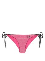 Karl Lagerfeld bas de bikini Ikonik 2.0 Lurex String - Rose