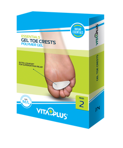 Vitaplus Essentials Gel Toe Crests Polymer Gel maat S/M