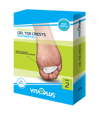 Vitaplus Essentials Gel Toe Crests Polymer Gel maat S/M