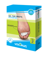 Vitaplus Essentials Gel Toe Crests Polymer Gel maat S/M