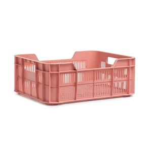 UrbanProof fietskrat helsinki kunststof 11l 40x30x15 cm warm roze