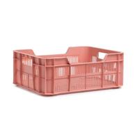UrbanProof fietskrat helsinki kunststof 11l 40x30x15 cm warm roze