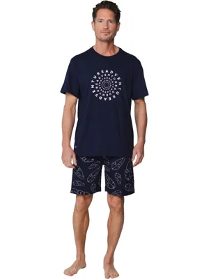 Pastunette heren shortama - Donkerblauw - Copy