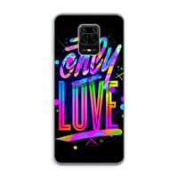 Only Love: Xiaomi Redmi Note 9 Pro Transparant Hoesje
