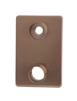 Verlengset Afbouwdeel Wiesbaden Caral 2 Weg Geborsteld Brons Koper PVD