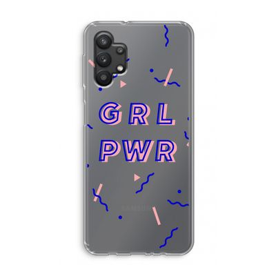 GRL PWR: Samsung Galaxy A32 5G Transparant Hoesje