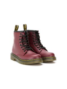 Dr. Martens Kids bottines à lacets - Rouge